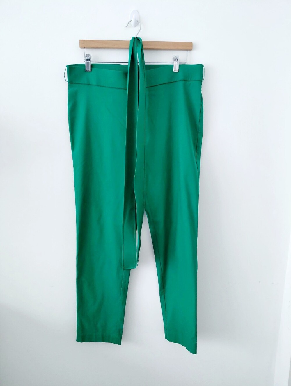 Counterparts Bright Apple Green Pants with Tie Belt